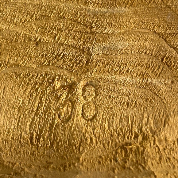 MIA Swedish Women's Traditional Wood Heel Leather Slide On Shoes SZ 38 - Picture 6 of 7